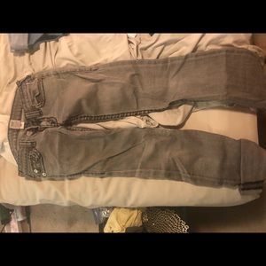 Grey wash true religion johnny big t size 29